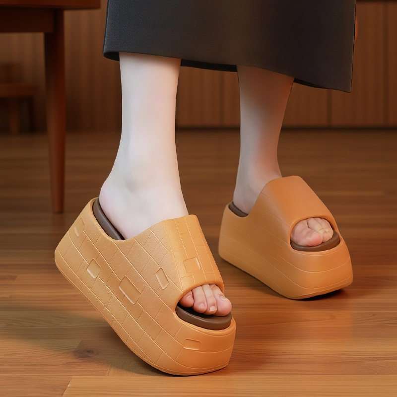 Chunky Sneaker Platform - 2026年最新 レディース 厚底プラットフォームスライドサンダル ハイヒール 8cm 厚底
