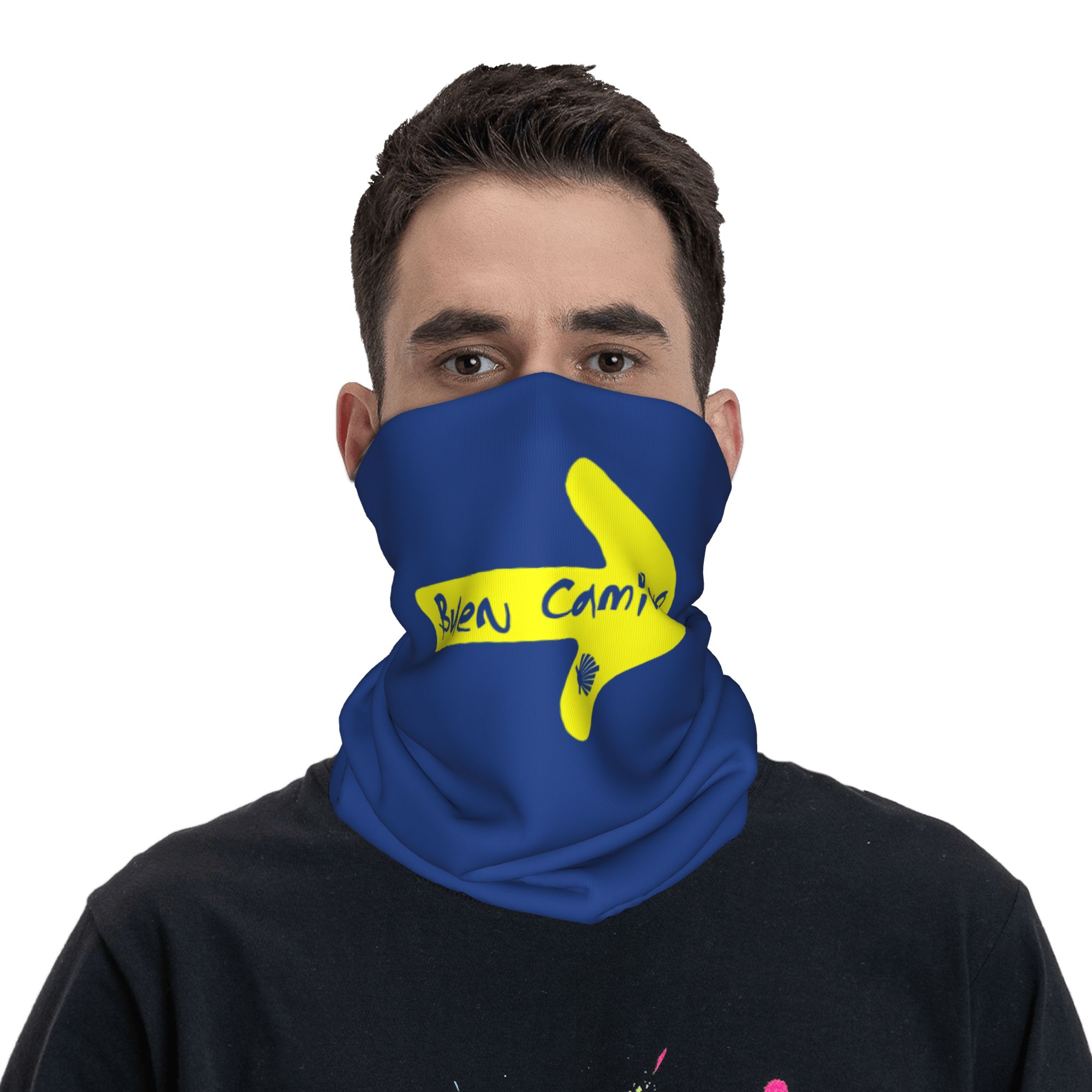 Bandana Multi Way - カミーノ・デ・サンティアゴ バンダナ ネックカバー プリントアロー ザ・ウェイ ラップスカーフ