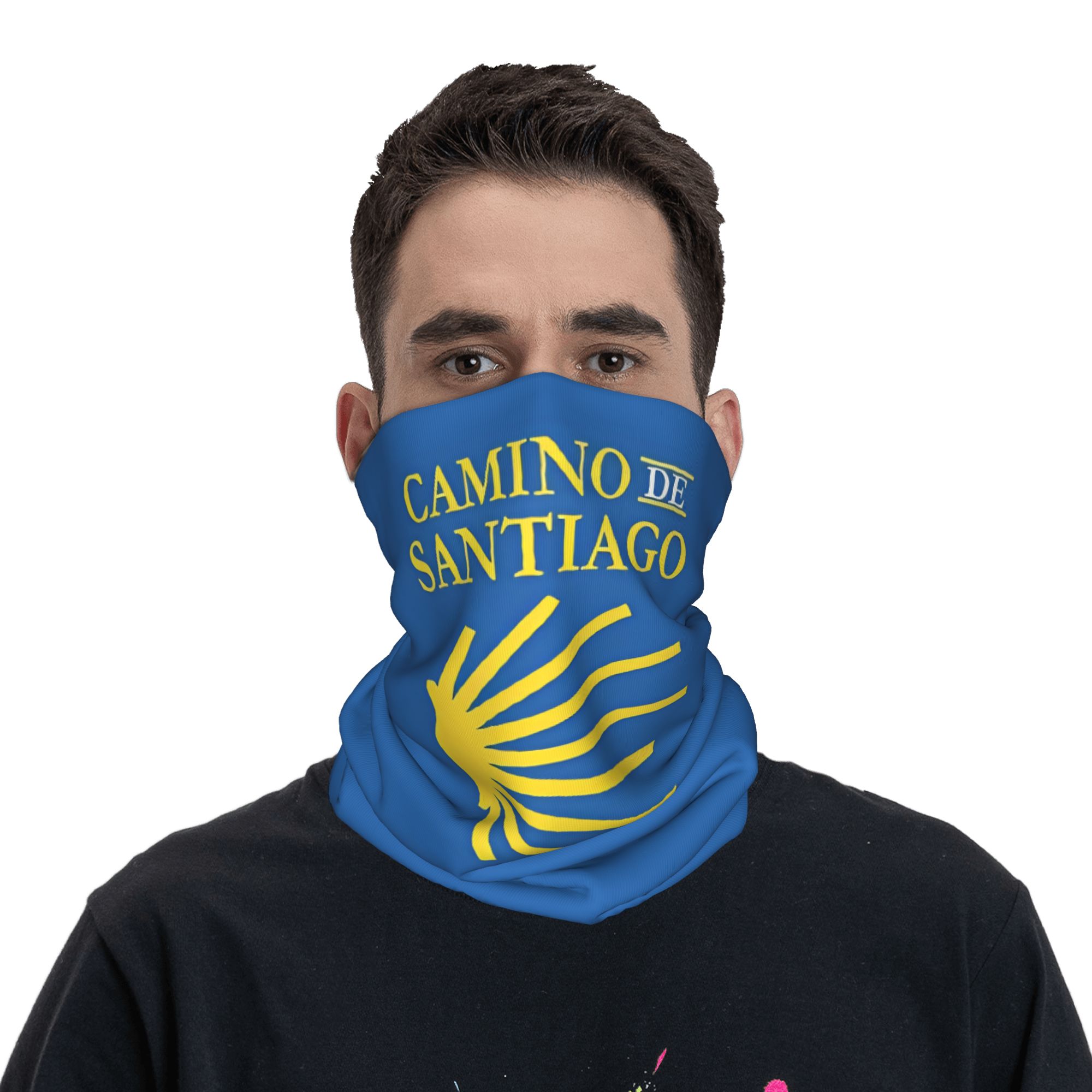 Bandana Multi Way - カミーノ・デ・サンティアゴ バンダナ ネックカバー シェルズ・ザ・ウェイ フィルムラップスカーフ 多用途ヘッドウェア