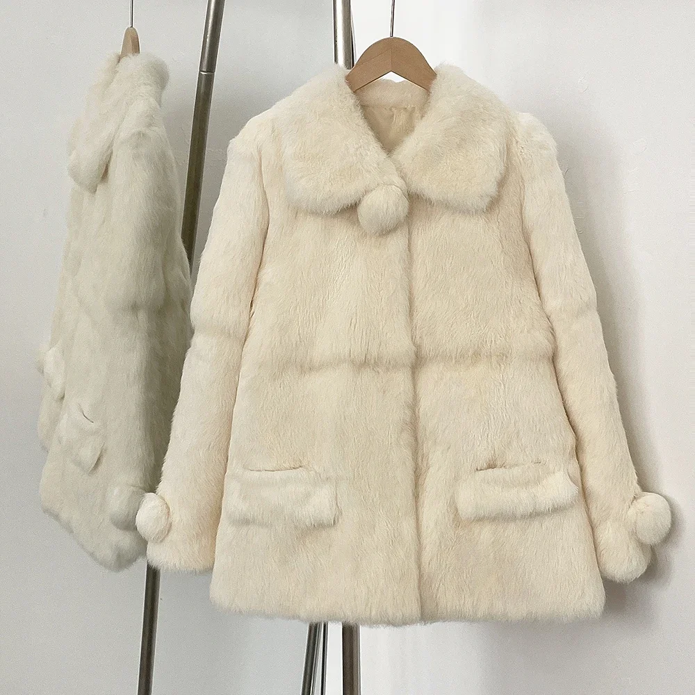 Street Fashion Store - 2025年 リアルファー ジャケット レディース アウター 新作