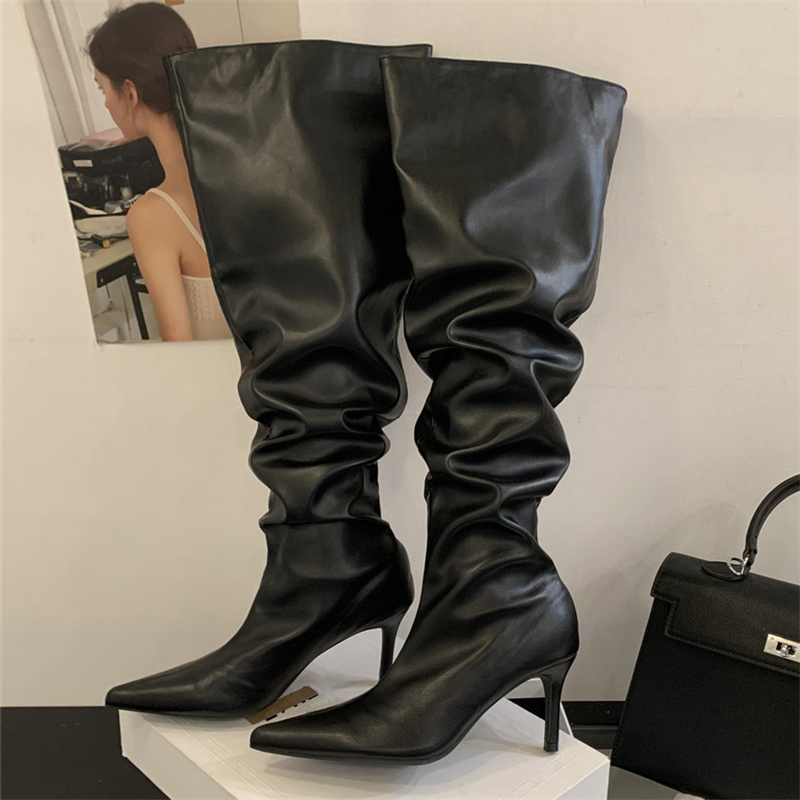 Eilyken 2026冬デザイン プリーツ ポインテッドト - Street Fashion Rome のレビューと価格