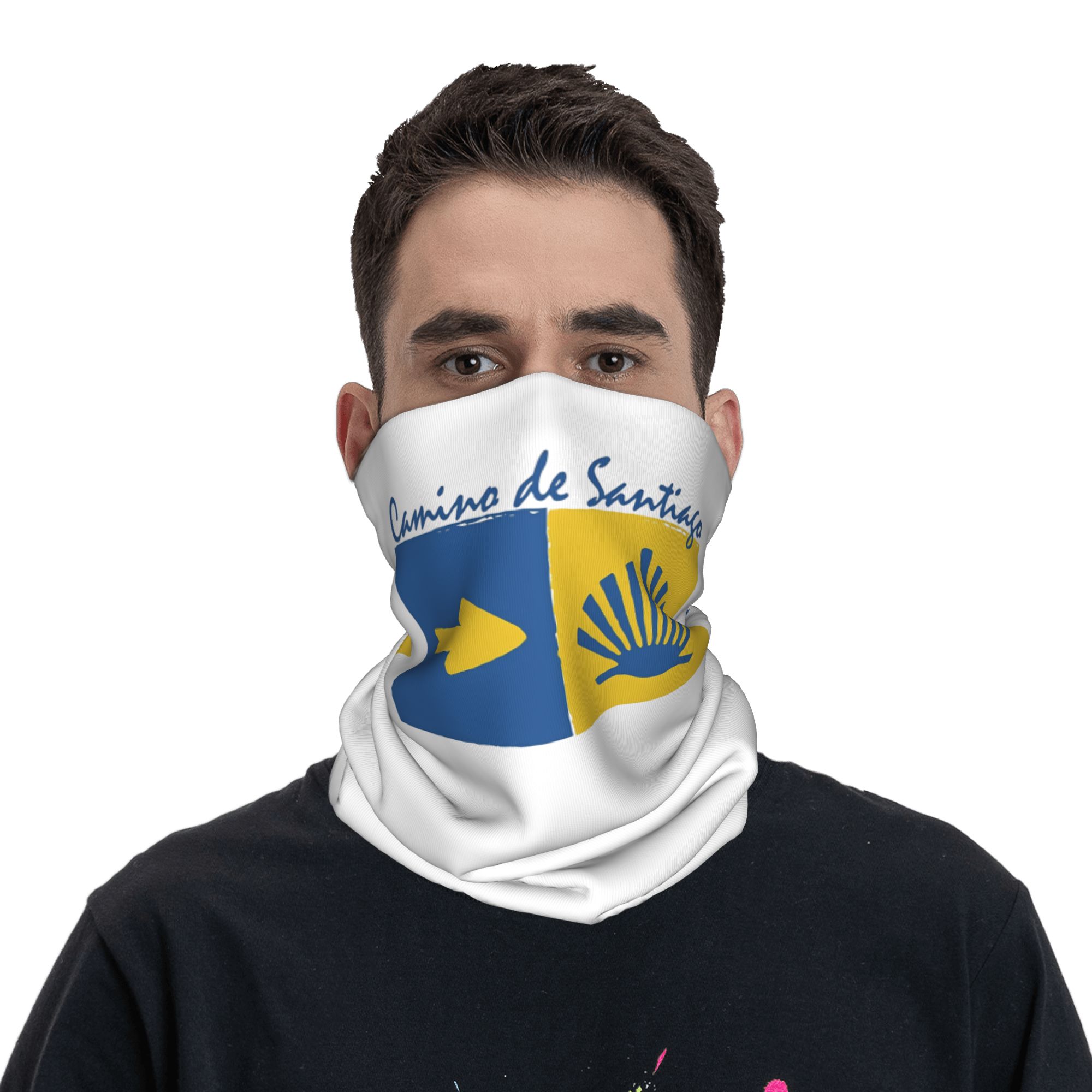 カミーノ・デ・サンティアゴ シェルとアロー柄のバンダナ ネッ - Bandana Multi Way のレビューと価格