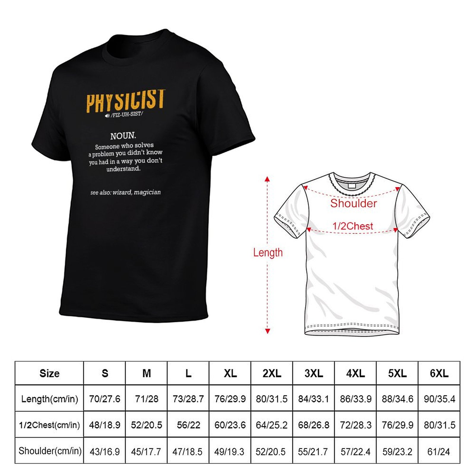 物理学者の定義科学研究面白いオタクオタクTシャツストリートフ - Street Fashion Definition のレビューと価格