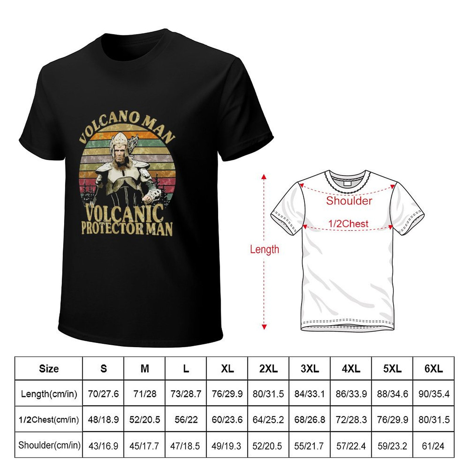 Volcano Man エッセンシャル Tシャツ ストリート - Street Fashion Essentials のレビューと価格