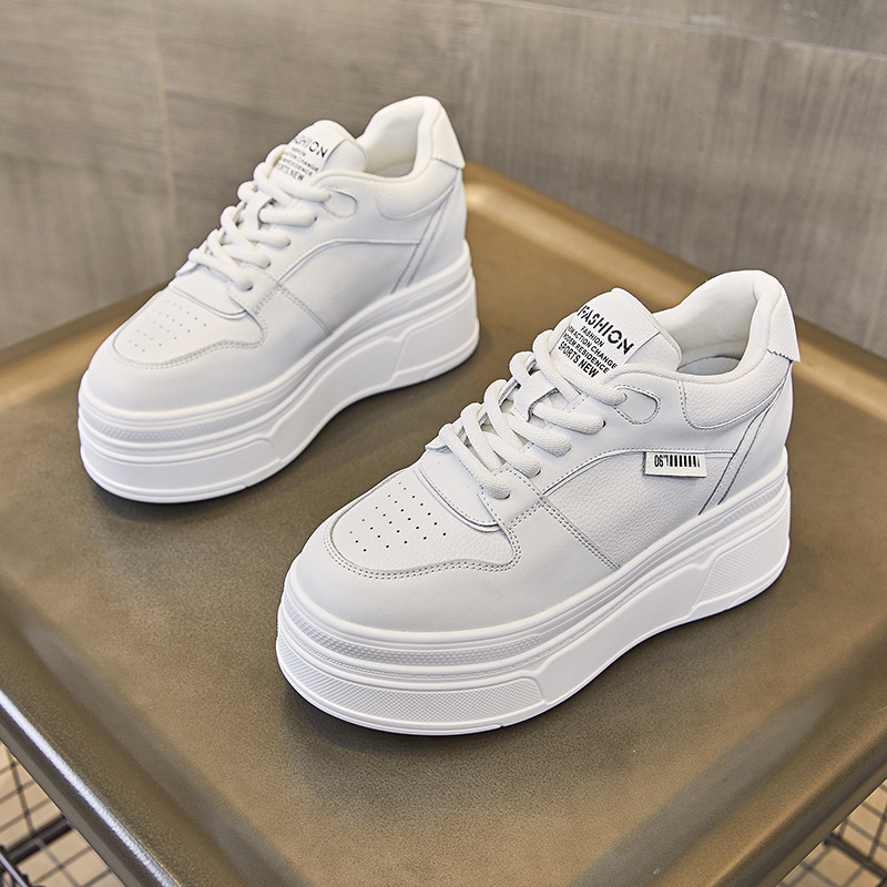 9 センチメートル本革新ブランドデザイナー夏秋プラットフォー - Chunky Sneaker Platform のレビューと価格