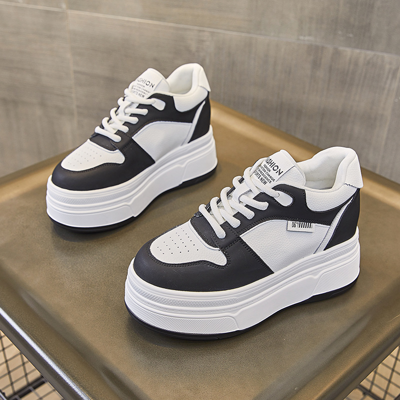 9 センチメートル本革新ブランドデザイナー夏秋プラットフォー - Chunky Sneaker Platform のレビューと価格