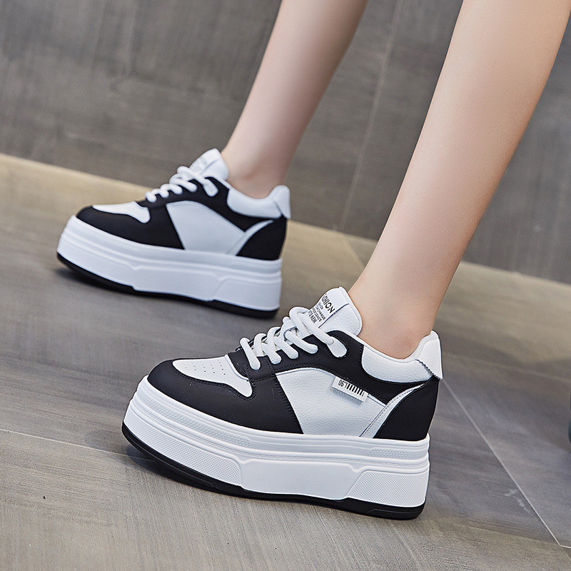 9 センチメートル本革新ブランドデザイナー夏秋プラットフォー - Chunky Sneaker Platform のレビューと価格
