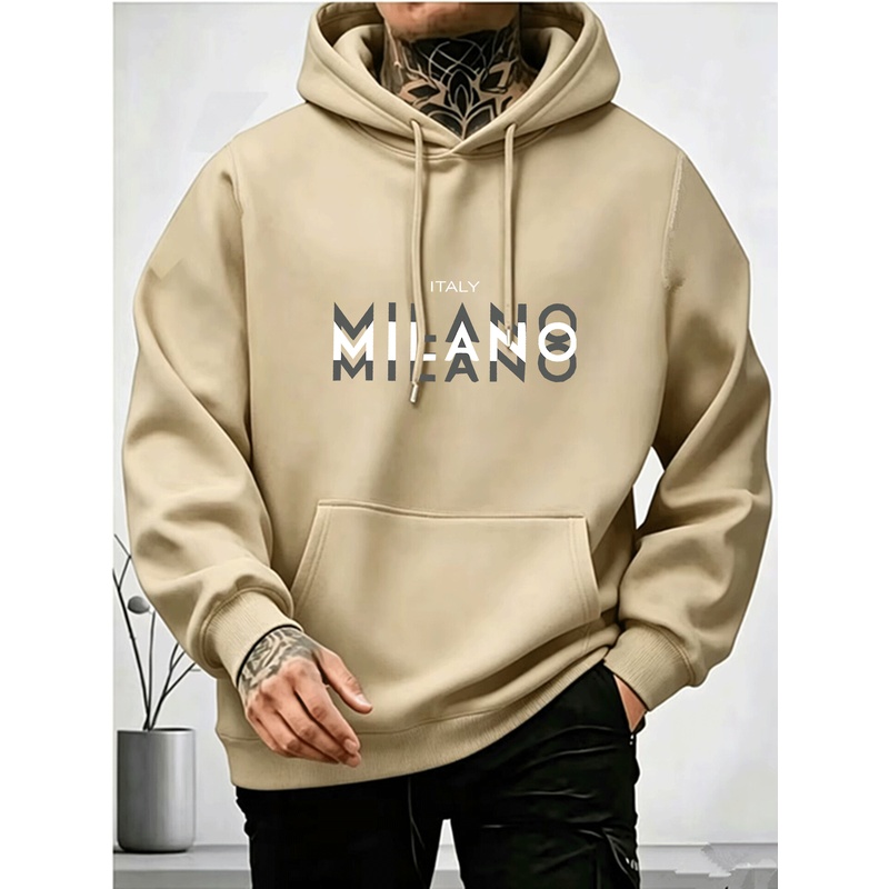 メンズ、フリース生地、春と秋のストリートファッション、MIL - Street Fashion Milano のレビューと価格