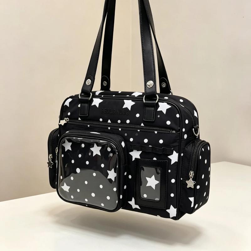 Y2K 日本製 イタバッグ ファッション クリアウィンドウ  - Street Fashion In Japanese のレビューと価格