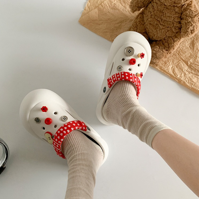 女性ファッションクロッグス室内ストリートスリッパキュートDI - Street Fashion Walking のレビューと価格