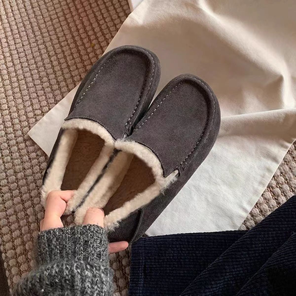 秋冬ファッション保温スニーカーオールマッチランニングシューズ - Street Fashion Rome のレビューと価格