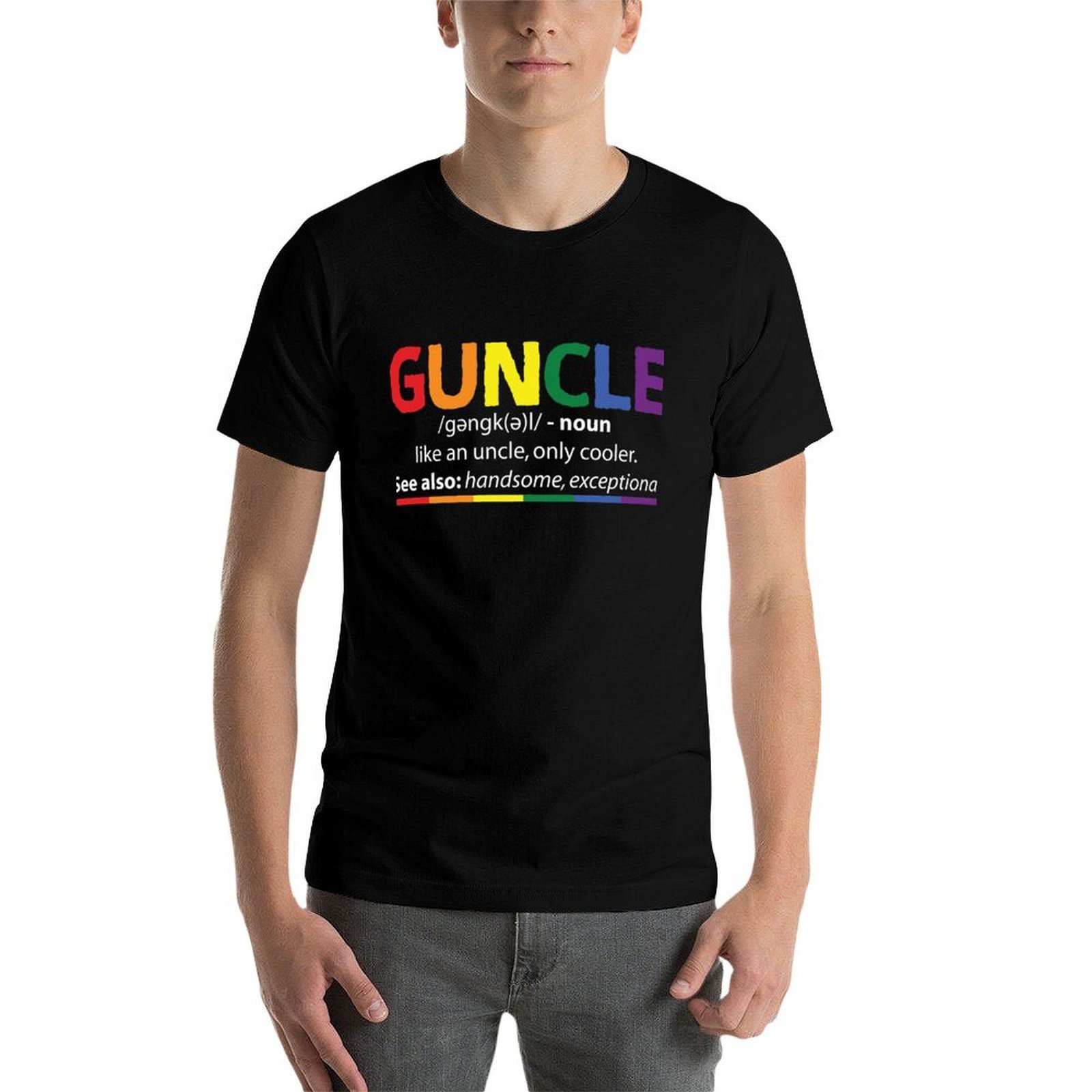 ガンクル - ゲイの面白い叔父の定義 Tシャツ ストリートフ - Street Fashion Definition のレビューと価格