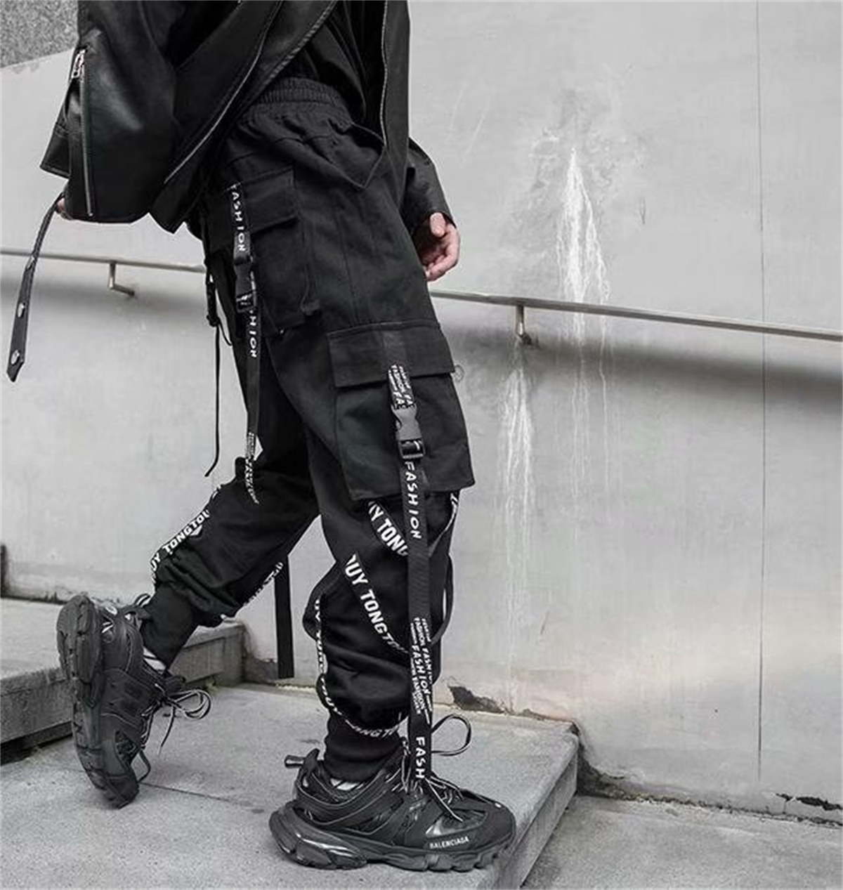 ファッション新作カーゴパンツ メンズジョガー パンクトラウザ - Street Fashion In Japanese のレビューと価格