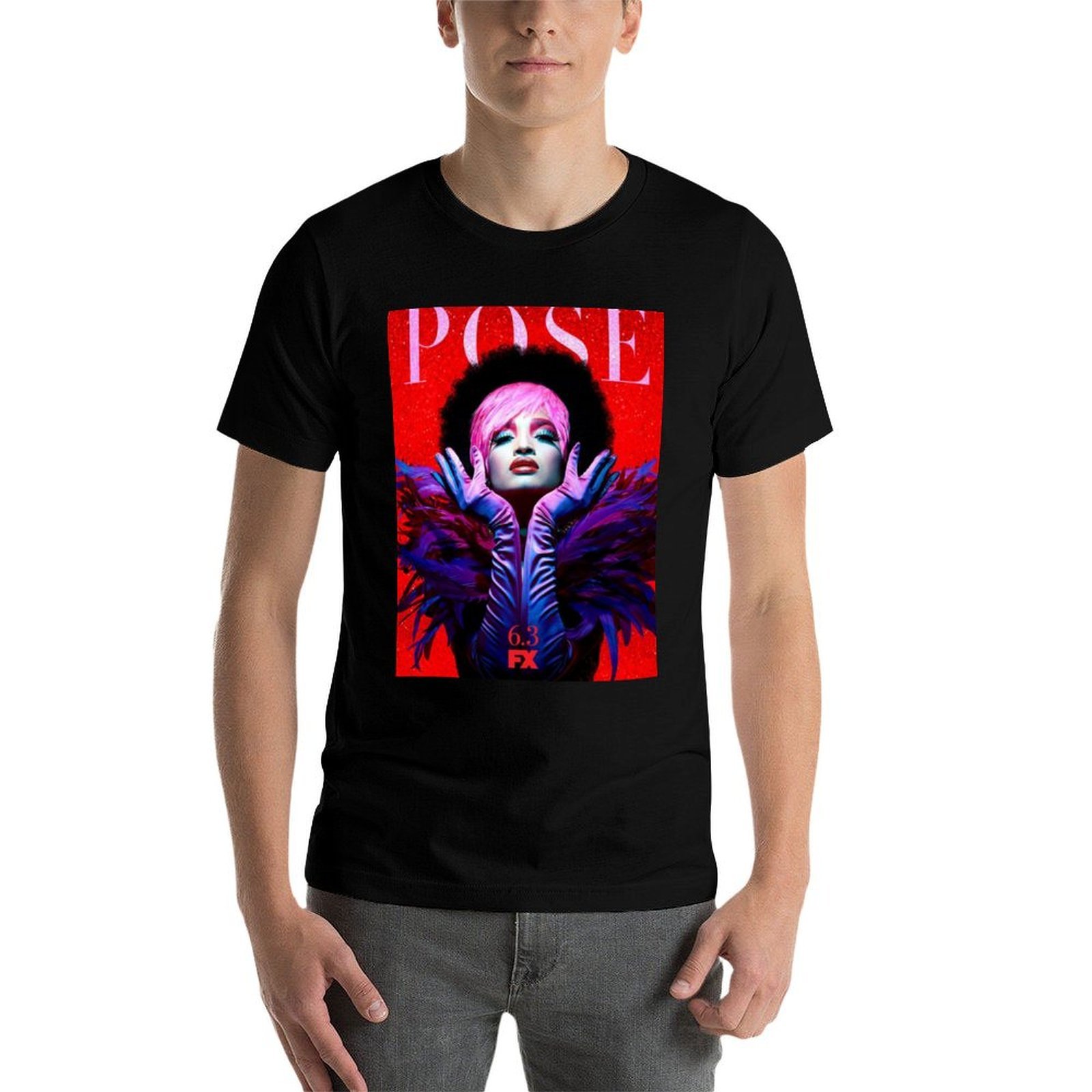 POSE Tシャツ ストリートファッション カジュアルTシャ - Street Fashion Pose のレビューと価格