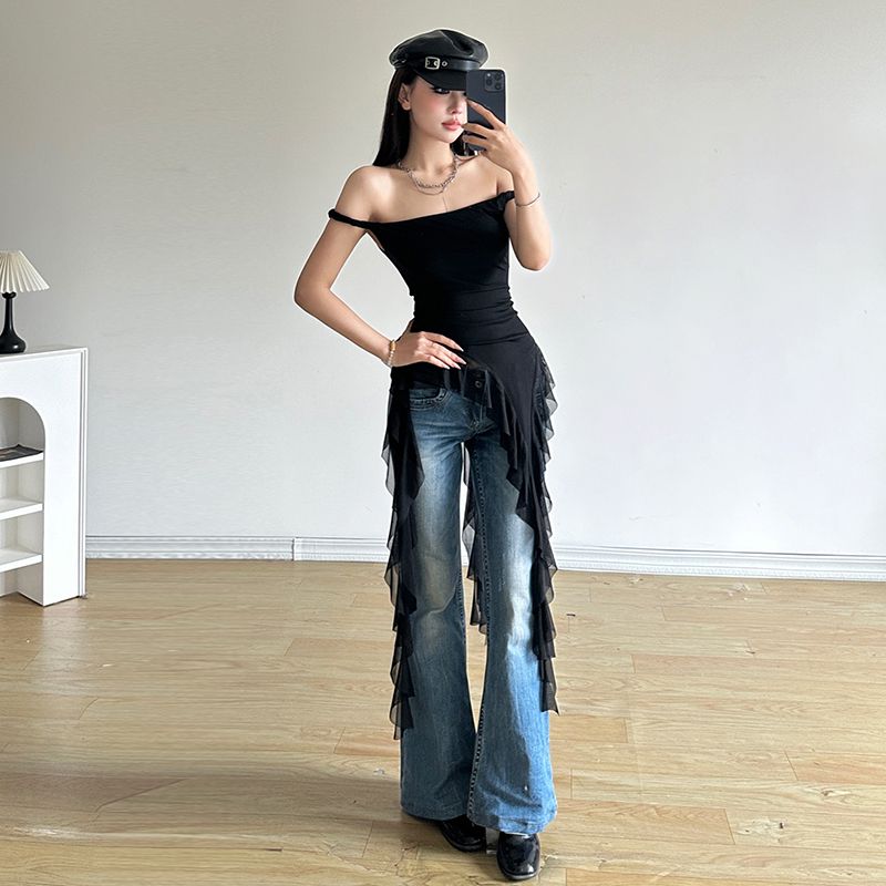 2026年夏ファッション新作レディース韓国風デザインストラッ - Street Fashion Korean Girl のレビューと価格