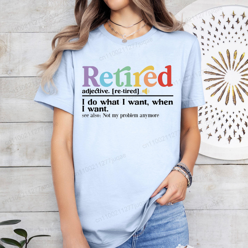 面白い退職Tシャツ退職定義Tシャツ私は好きなことをするシャツ - Street Fashion Definition のレビューと価格