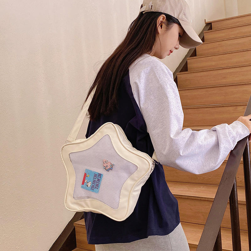 和風ミニマリスト可愛い美的ショルダーバッグ学生向けカワイイク - Street Fashion In Japanese のレビューと価格