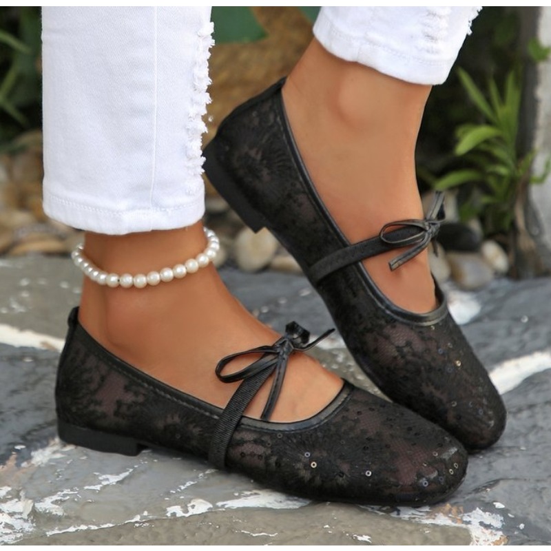 2026 春レース女性メリージェーンシューズファッションスリ - Street Fashion Rome のレビューと価格