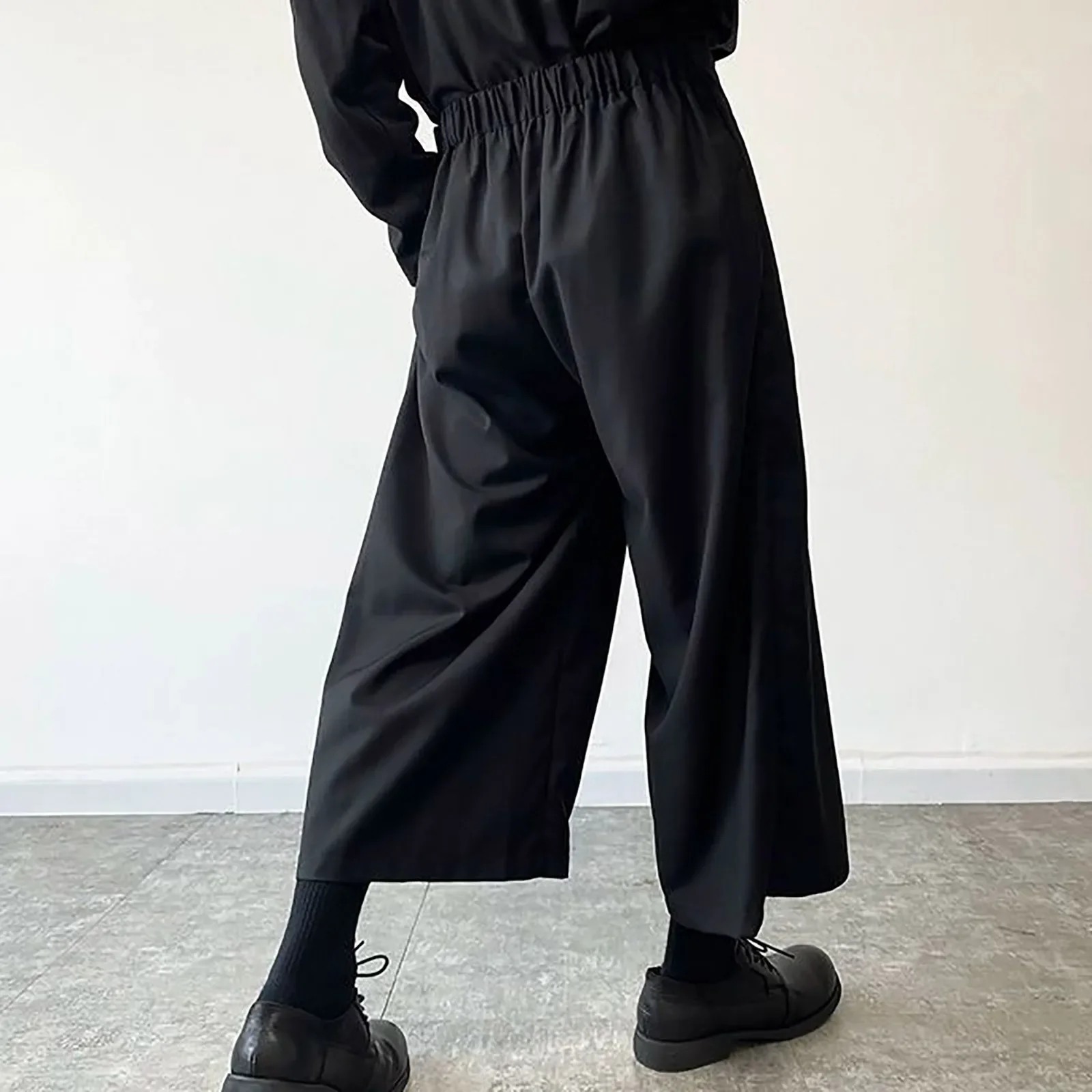 レトロダークスタイルメンズスカートパンツワイドレッグファッシ - Street Fashion In Japanese のレビューと価格