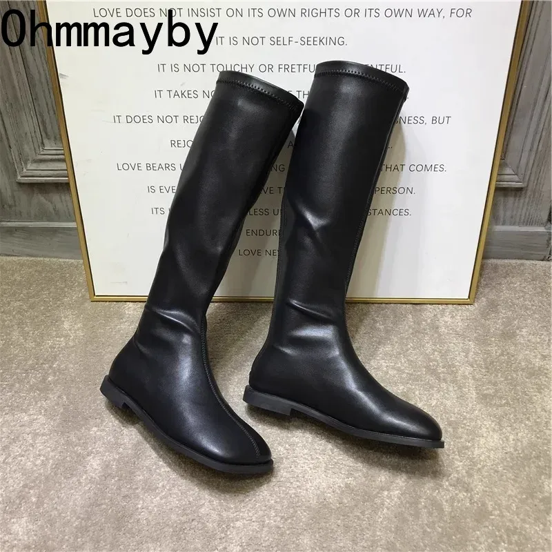 女性用ニーハイブーツ,スクエアトゥシューズ,ロングブーツ,モ - Street Fashion Rome のレビューと価格