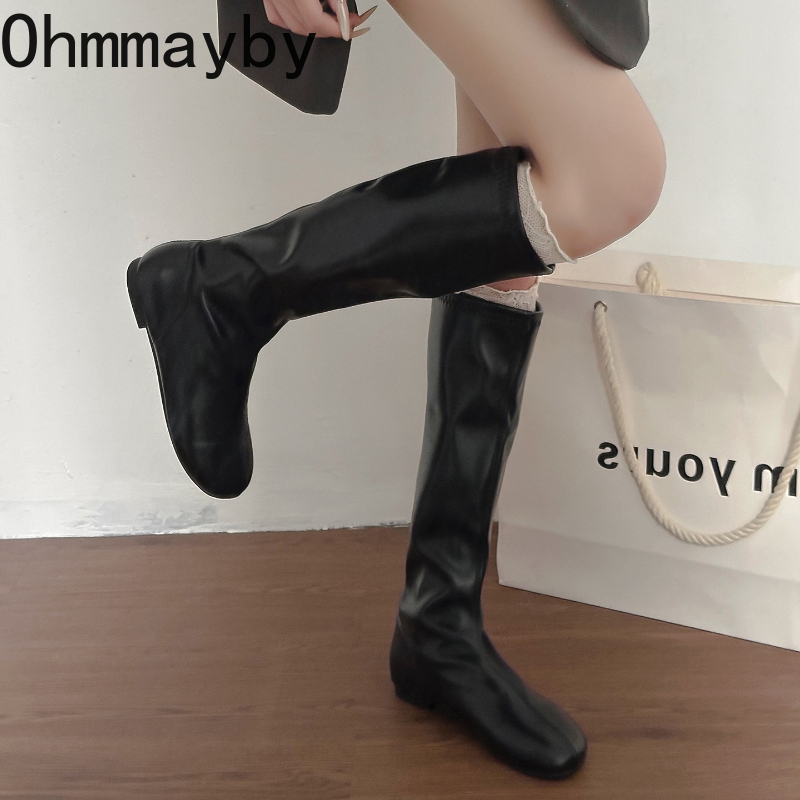女性用ニーハイブーツ,スクエアトゥシューズ,ロングブーツ,モ - Street Fashion Rome のレビューと価格