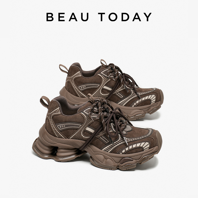 BEAUTODAY チャンキースニーカー女性マイクロファイバ - Chunky Sneaker Platform のレビューと価格