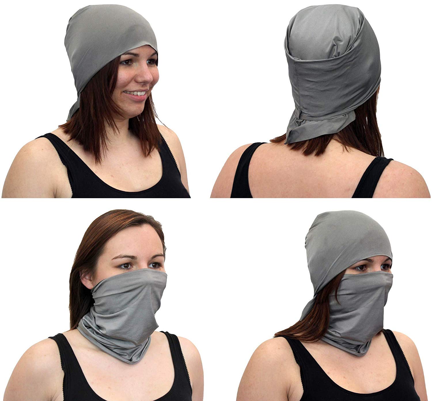 Emf保護シルバーファイバー生地多機能帽子4ウェイストレッチ - Bandana Multi Way のレビューと価格